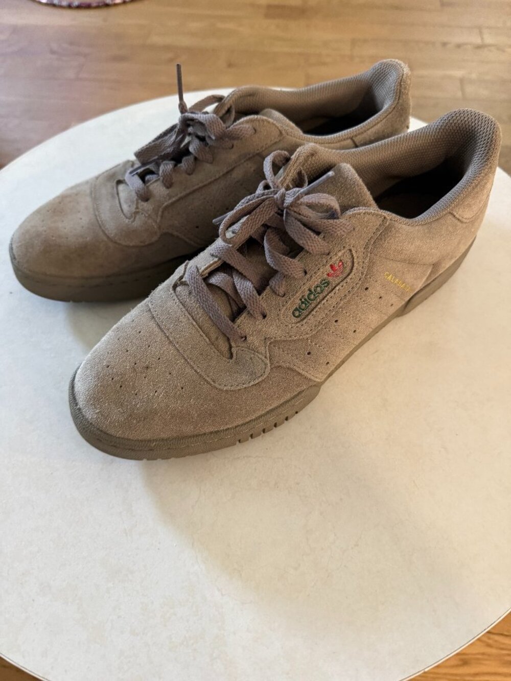 Adidas Originals Powerphase Simple Brown Suede Yeezy Calabasas Men's Size 10